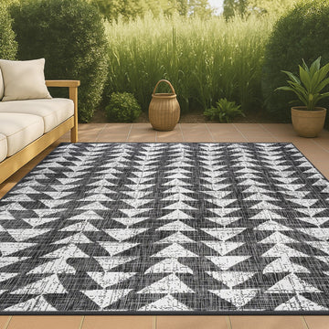 Andratx Modern Tribal Geometric Indoor/outdoor Area Rug